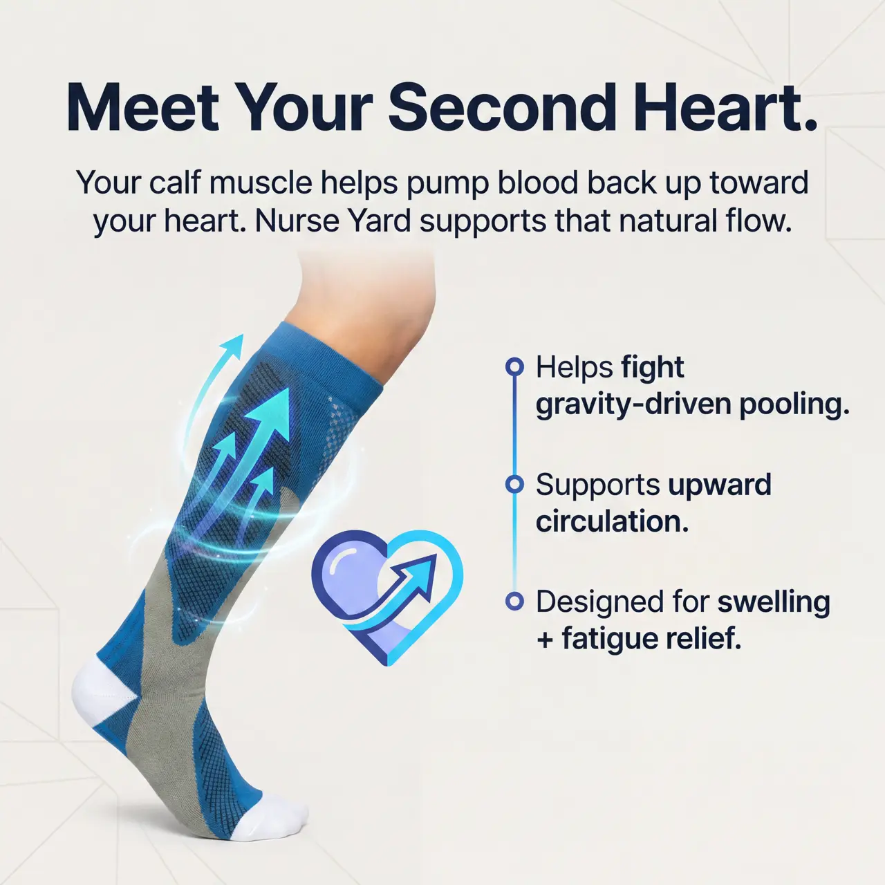 2nd heart plus proper support equals healthy 1st heart